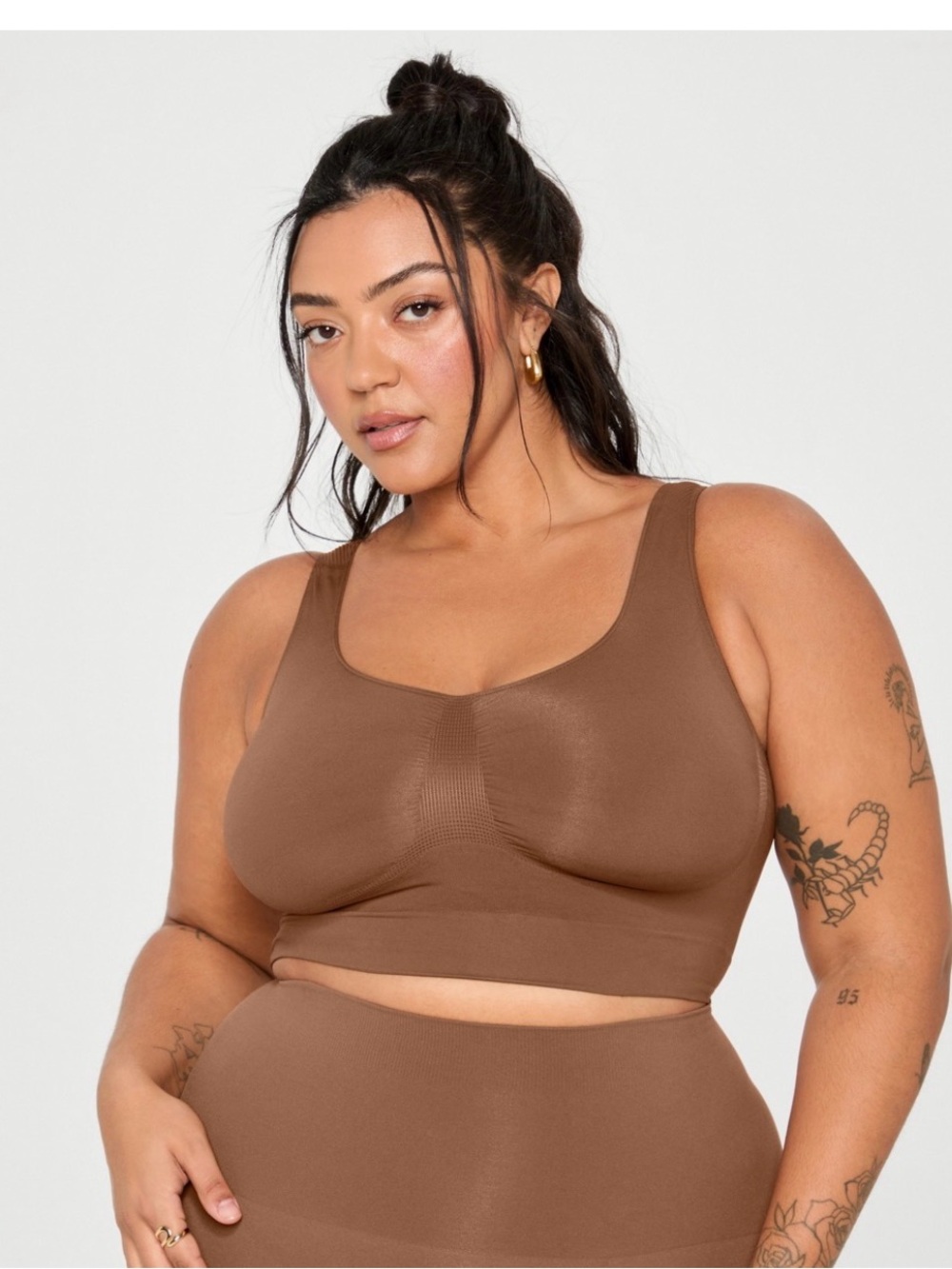 Yitty Nearly Naked Shapewear Midi Bra & High Waist Brief NWT 3x/4x